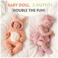 thumbnail image 2 of Muñeca Reborn Bebé Babesnug Realista 50 cm con 2 Conjuntos de Ropa, 2 of 8