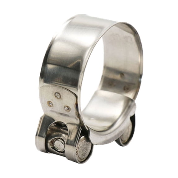 BFY 1pc Exhaust Pipe Muffler Clamp Stainless Steel For vehicles With 40-43mm Exhaust Pipe
