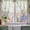 Beige, variant on Easter Kitchen Curtain for Berdoom Living Room Cafe 45 Inch Length, Spring Rabbit Ears Foot Flowers Eggs Green Wooden Tiers Curtains Light Filtering Drapes Window Treatment 2 Panels 52"Wx45"L