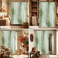thumbnail image 6 of Green Marble Shower Curtain, Waterproof Shower Curtains for Bathroom, Modern Abstract Luxury Fluid Artwork Washable Fabric Bathtub Curtain Set Bath Decor with 12 Hooks Standard 72"x72", 6 of 8