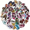 thumbnail image 1 of Pegatinas Monsters Highs School Anime, impermeables, 50 unidades, 1 of 3