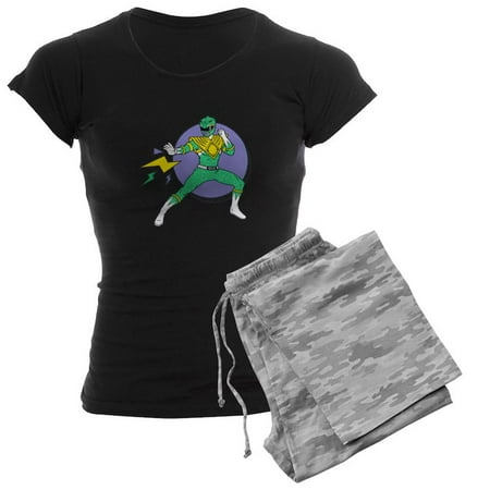 

CafePress - Green Ranger Lightning Bolts - Women s Dark Pajamas