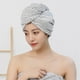 thumbnail image 4 of 2x envoltura de toal de pelo rápido seco súper absorbente n envoltura de cabeza para mujeres productos para el cabello, Macarena Tapa de pelo seco esencial, 4 of 8