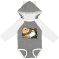 thumbnail image 3 of Inktastic Cute Long Haired Guinea Pig Boys or Girls Long Sleeve Baby Bodysuit, 3 of 5