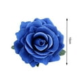 thumbnail image 3 of Women Bride For Prom Parties Flowers Brooch Bride Rose Hairpin Rose Headdress PURPLE, 3 of 8