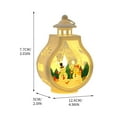 thumbnail image 3 of Christmas Wind Lights Candle Holders - Decorative Small Night Light Ornaments for Home Holiday Decor, Elderly Gifts, and Festive Decoration Props, 3 of 6