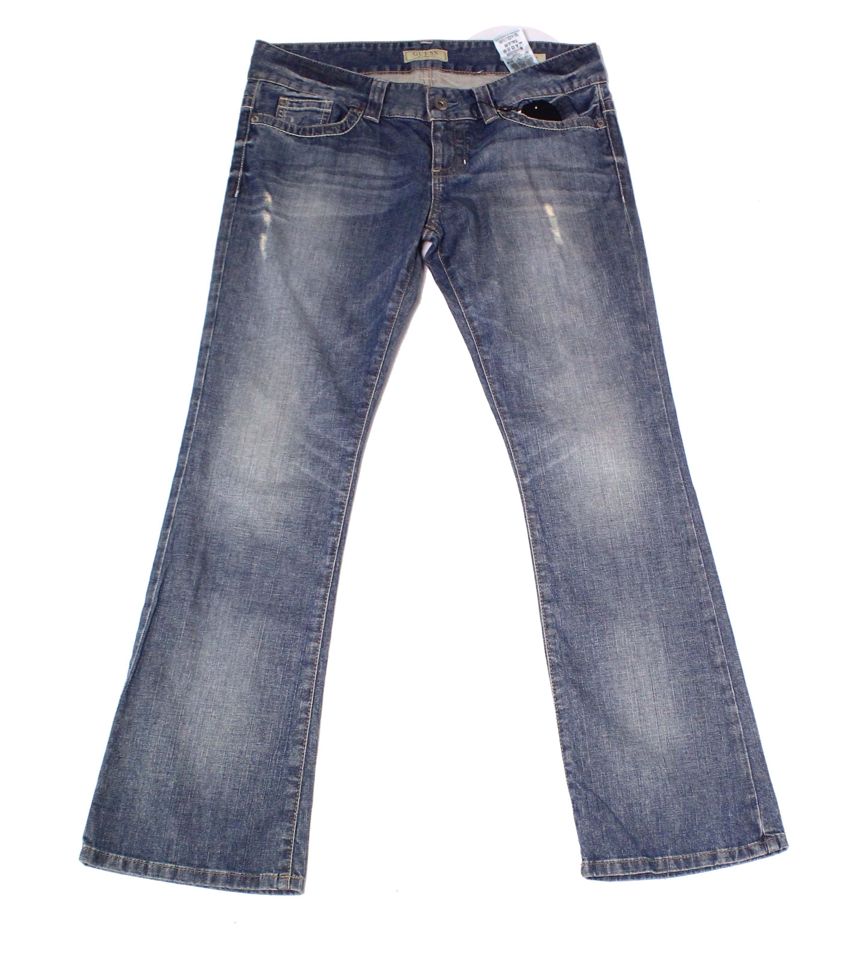GUESS - Guess NEW Blue Mens Size 32x34 Boot Cut Button-Front Stretch ...