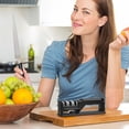 thumbnail image 1 of Sales Today Clearance! Small Knife Sharpener, Household Sharpener Stone, Kitchen Supplies for Knife Sharpening, Compact Tool for Kitchen or Home Use, 1 of 5