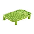 thumbnail image 3 of CarpNettore Cat Litter Box Step Cat Litter Trapping Mat for Bedroom Living Room Lavatory Green, 3 of 9