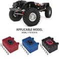 thumbnail image 4 of maskred Récepteur Boîte pour SCX10 Alliage d'Aluminium Crawler Robuste 1pcs RC Accessoires de Voiture Pièces de Rechange RC Mise à Niveau Partie Rouge, 4 of 6