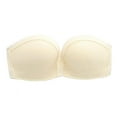 thumbnail image 4 of Women Push Up Bra Lift Invisible Wirefree Anti-Slip Strapless Bra, 4 of 5