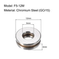 thumbnail image 3 of F5-12M Miniature Thrust Ball Bearings 5x12x4mm Chrome Steel with Washer 2 Pcs, 3 of 5