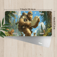 thumbnail image 2 of 1 Pcs 2D Flat License Plate Covers & Frames, Bigfoot Hiking For Decorative Front, Waterproof For Decoration Aluminum License Plate Covers & Frames Cover For Men Women, 12" X 6", 2 of 6