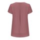 thumbnail image 5 of Fiudx Ofertas Flash Artículos En Oferta Camiseta de Manga Corta con Cuello En V Informal de Color Sólido de Gasa a La Moda para Mujer, 5 of 6