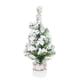 thumbnail image 2 of Mini Árbol de Navidad Artificial con Bisagras y Efecto Nevado, Abeto Falso de Tamaño Natural para Decoración Del Hogar, La Oficina o Fiestas., 2 of 7