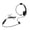Black 3.5mm, variant on M Buder VF31 Single Ear Headset Comfortable Lightweight Noise Canceling Wired Computer Headset with Mic 3.5mm Jack