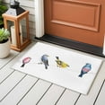 thumbnail image 4 of Watercolor Birds Entryway Rug 2'x3'&nbsp; Non Slip Front Door Mats, Spring Animal Rustic Entrance Rugs Indoor Outdoor Carpet, Washable Floor Mats Small Area Rug for Bedroom Kitchen, 4 of 8