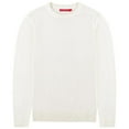 thumbnail image 5 of Socal Look Men's Sweater Crew Neck Long Sleeve Acrylic Pullover White, 2XL, 5 of 7