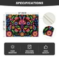 thumbnail image 5 of Sm:)e Dia De Los Muertos Mexican Placemats Set of 4, 12x18 Inch Fiesta Cinco de Mayo Table Mats for Party Kitchen Dining Decoration, 5 of 6