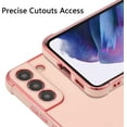 thumbnail image 2 of for Samsung Galaxy S21 5G Case Luxury Plating Edge Case Cover Slim Lightweight Glossy Bling Phone Case Soft TPU Shockproof Bumper Case Electroplated Case,Pink, 2 of 10