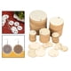 thumbnail image 4 of 200 Piezas de Sin Terminar, Recortado de , Rodajas de Manualidades DIY, Decoración para hogar, Tinción Sunnimix Espacios en blanco redondos sin terminar, 4 of 8