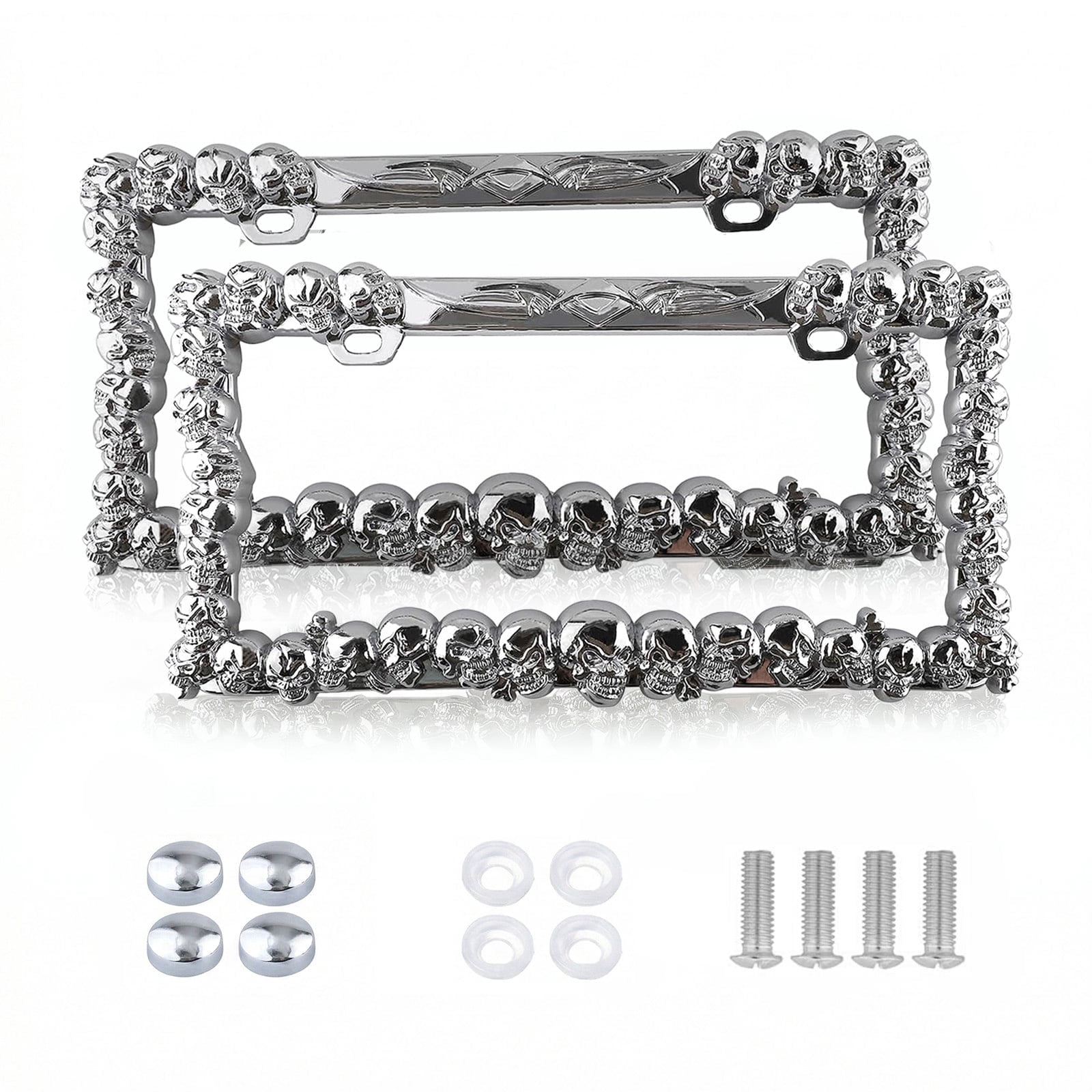 Cruiser Accessories, License Plate Frame, Barbed Wire Metal, 6x12