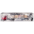 thumbnail image 3 of GMC Super B Log Truck and Trailer Red with Log Accessories 1/87 (HO) Plastic Model Car by Promotex, 3 of 5