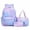 BU3, variant on CSStudio Marble Print Backpacks for Teen with Lunch Bag and Pencil Case,17"Lightweight Schoolbags for Elementary 6-12 Years Old