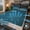 Dark Green, variant on Luxury Summer Cooling Mat, Soft Breathable Waffle Cool Pad with 4 Corner Fix Straps, Washable Foldable Single Double Bed Mat for Bedroom Dorm Camping
