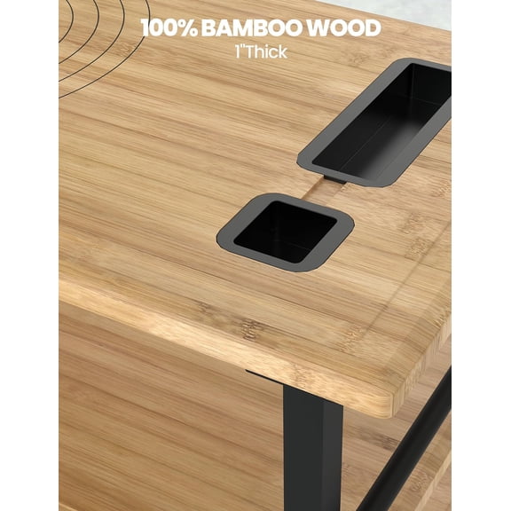 Historyli Pizza Oven Table-33×20 inch Wood Outdoor Grill Table with 4 Wheels-3-Shelf BBQ Grill Table,Bamboo Wood Bar Cart Dining Prep Table with Wine and Glasses Rack