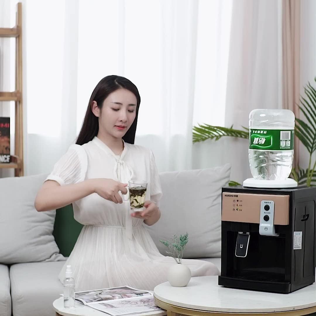 PEAKORALoading Small Water Cooler Dispenser 5-Gallon Cold and Hot Water Dispenser Top