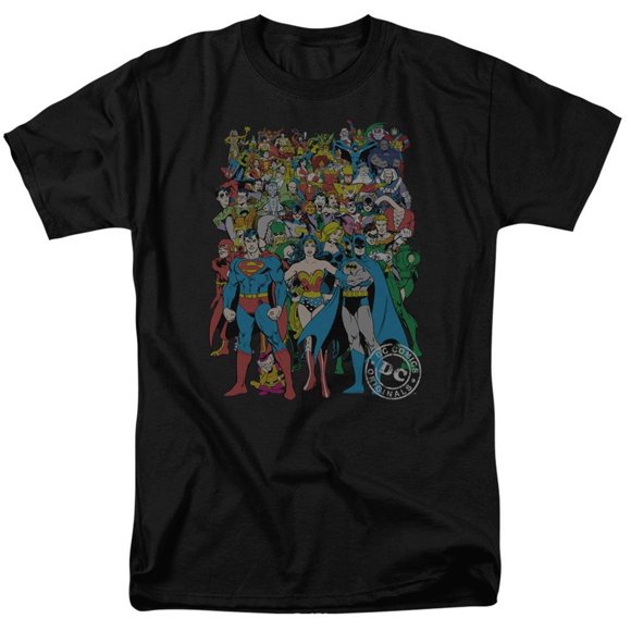 DC Comics Original Universe Men's T-Shirt-XLarge