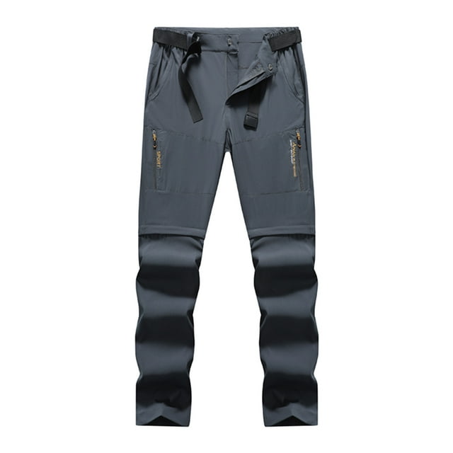 Mens Cargo Joggers With Pockets Mens Red Pants Mens Snow Ski Waterproof Pants Outdoor Hiking Fleece Lined Pants Softshell Windproof Pants with Zipper Pockets