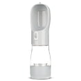 thumbnail image 2 of Dispensador de agua para mascotas al aire libre, botella portátil para PC, alimentador de vasos, suministros de viaje, jarra de almacenamiento Universal, accesorios para bebidas, gris AweSitey  PT000621-04B, 2 of 7
