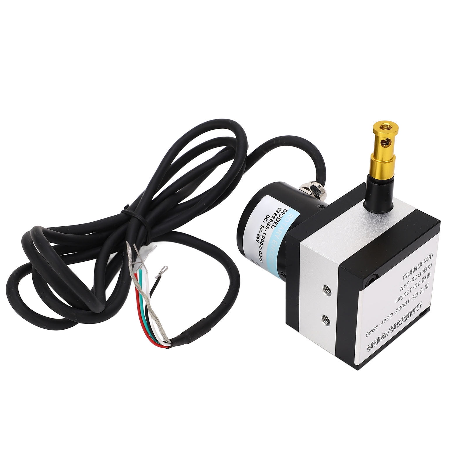 Draw Wire Encoder Draw Wire Cable Encoder DC 8-24V - 10-1200mm Stroke ...