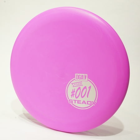 DGA Stone Steady Disc Golf Putter & Approach Disc Pick Color/Weight [Stamp & Exact Color May Vary] Pink 170-172 grams