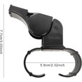 thumbnail image 2 of 2 Pcs Classic Finger Grip Referee Whistles, Plastic Whistles, Referee Plastic Whistle, Classic Official Referee Whistle, Referee Trainer Whistle, 2 of 5