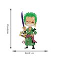 thumbnail image 2 of (YB017) Punto Acrílico Diamante Adorno Cabeza Personaje One Piece Zoro (diamante Cristal Una Cara) Con Función Cabeza 8*17 Cm, 2 of 9