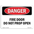 thumbnail image 1 of SignMission OS-DS-A-1218-L-2147 Panneau de Danger OSHA 12 x 18 Po - Porte de Feu Ne Pas Ouvrir, 1 of 1