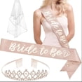thumbnail image 2 of Conjunto De Decoración Nupcial Para Ser Fiesta Para Despedida De Soltera Despedida De Soltera Novia Para Ser Diadema Novia Para Ser Faja Y Velo Accesorios Para Despedida De Soltera Kearding AP006659-02, 2 of 6