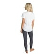 thumbnail image 3 of Women's Concepts Sport White/Charcoal Miami Dolphins Sonata Short Sleeve Top & Leggings Set, 3 of 6