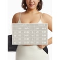 thumbnail image 5 of Waist Trainer for Women Corset Shapewear Tummy Control Body Shaper Front Buckle Breathable Waist Cincher Black, 5 of 5