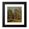 thumbnail image 2 of Nicolas Jean-Baptiste Raguenet 15x16 Black Modern Framed Museum Art Print Titled - The Cabaret the Notre-Dame Image, Place De Greve, Current Place De L'Hotel De Ville (1751), 2 of 5