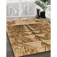 thumbnail image 3 of Ahgly Company Machine Washable Indoor Rectangle Transitional Yellow Orange Area Rugs, 8' x 12', 3 of 7