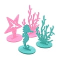 thumbnail image 3 of Jiibva 12 Pcs Ocean Mermaid Party Decoration DIY Felt Table Centerpiece, 3 of 7