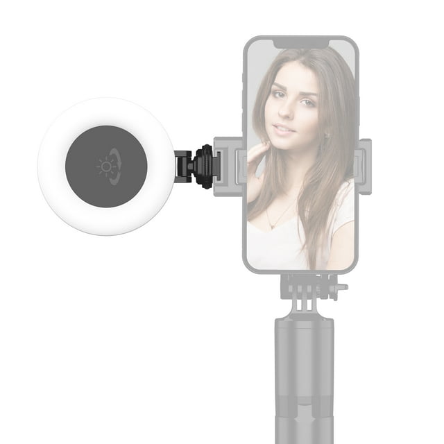 Photography Lamp,Type-c Power 48 Led Beads With Led Video Type-c Portable Led Video Cold Mount 4/1in Power 48 Led Beads With Cold With Cold Mount 4/1in Screw Compatible With Stick Camera Arm Dsfen