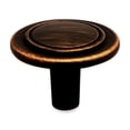 thumbnail image 4 of Mascot Hardware Contemporary 1-2/9 In. Hardware Cabinet Knob Matt-Black-Pack-20, 4 of 5