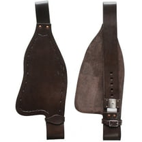 Horse Western Adult Tooled  Brown Leather Replacement Saddle Fenders 5228DB