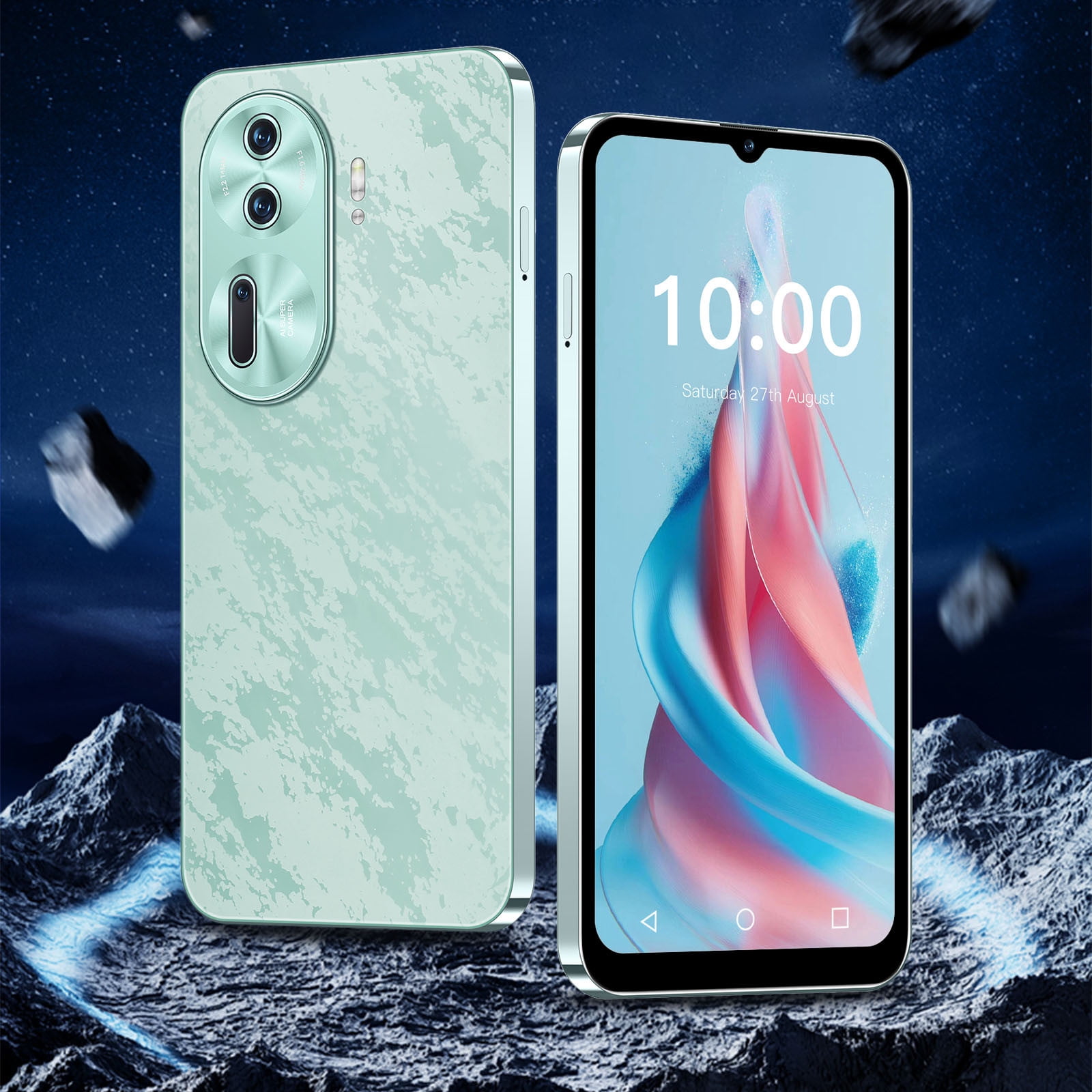 AZXY Android Phones,Unlocked Cell Phones 6.3inch 2 Ram 16GB Incell Screen Smartphone Phone Deals,Green
