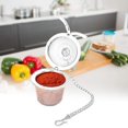 thumbnail image 4 of Reusable Coffee Tea Infusing Mesh Brewing Basket Stainless Steel Tea Strainer Mesh Ball Herbal Spice Filter Soup Infuser With Chain(3pcs), 4 of 5